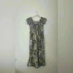 Patrons of Peace floral jumpsuit with shirred top